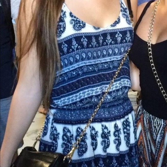 GARAGE BLUE SUN DRESS - Picture 1 of 7